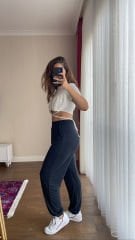 Modal Kumaş Jogger Pantolon